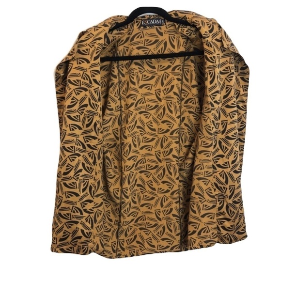 Escada Vintage Button Up Golden Yellow Blouse 34 - Picture 10 of 16